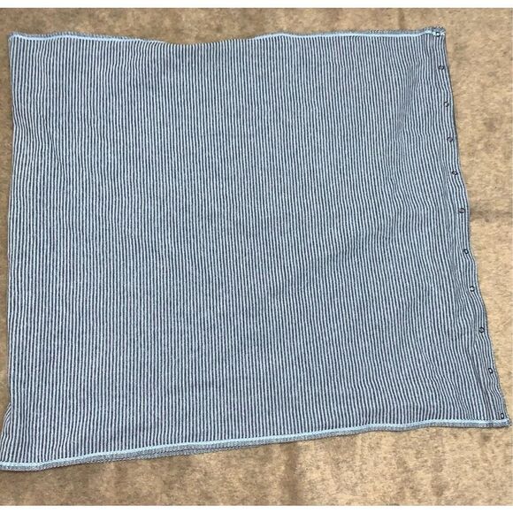 Nice Lululemon Vinyasa Snap Scarf wrap shawl Blue  Perfect for travel  Versatile - Picture 1 of 7